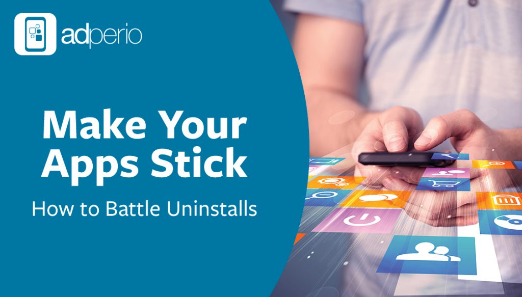 How to make your apps stick sign and person with a phone